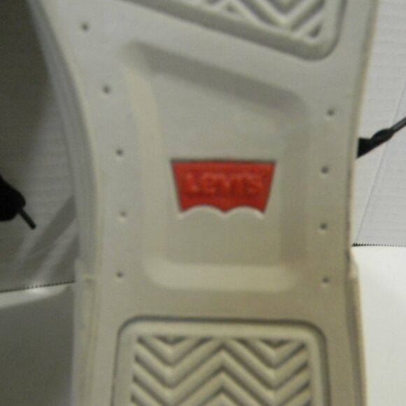 Levi's Black Faux Leather Sneakers NWOT - Picture 7 of 9